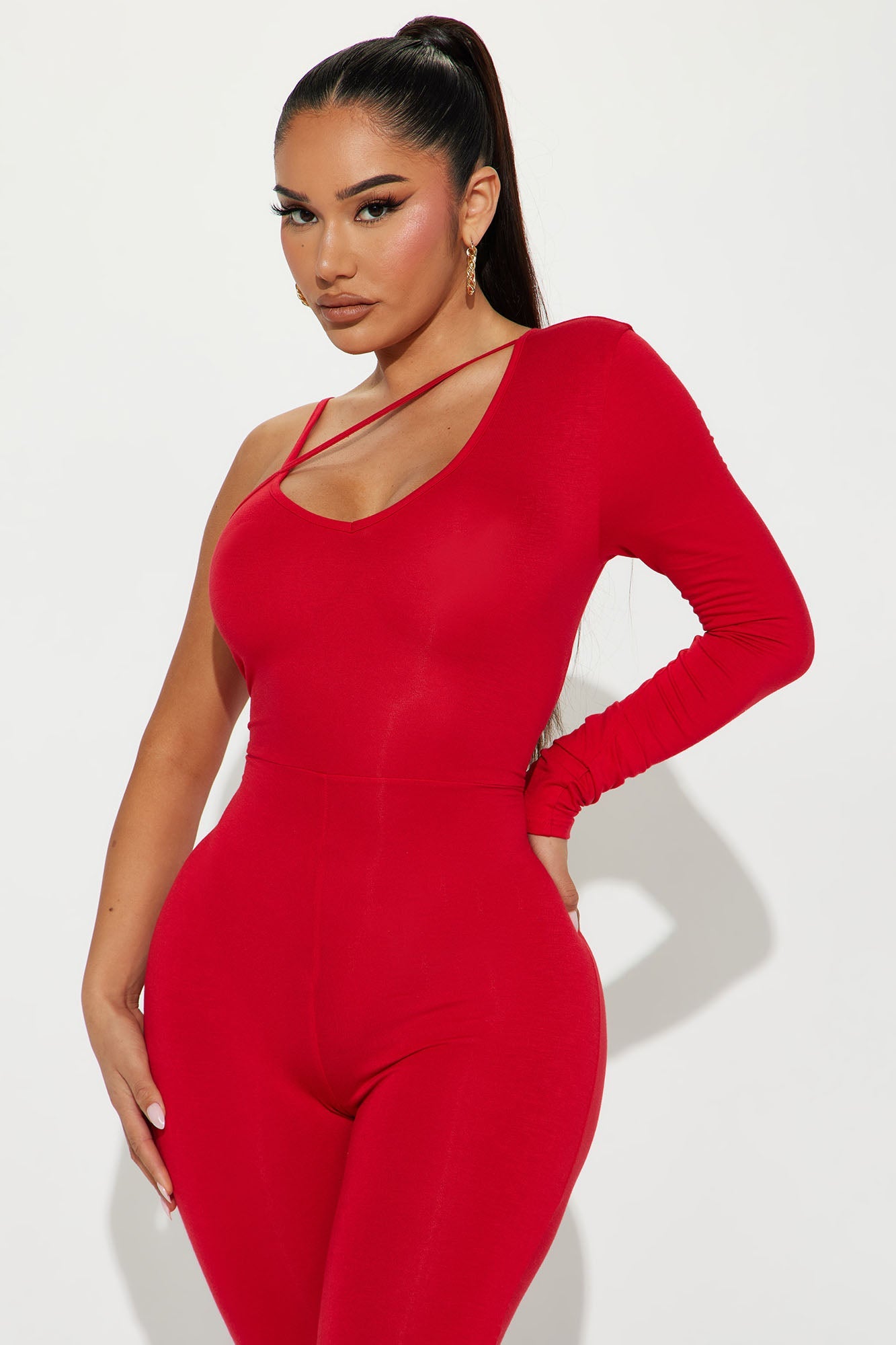 Living Life Jumpsuit - Red