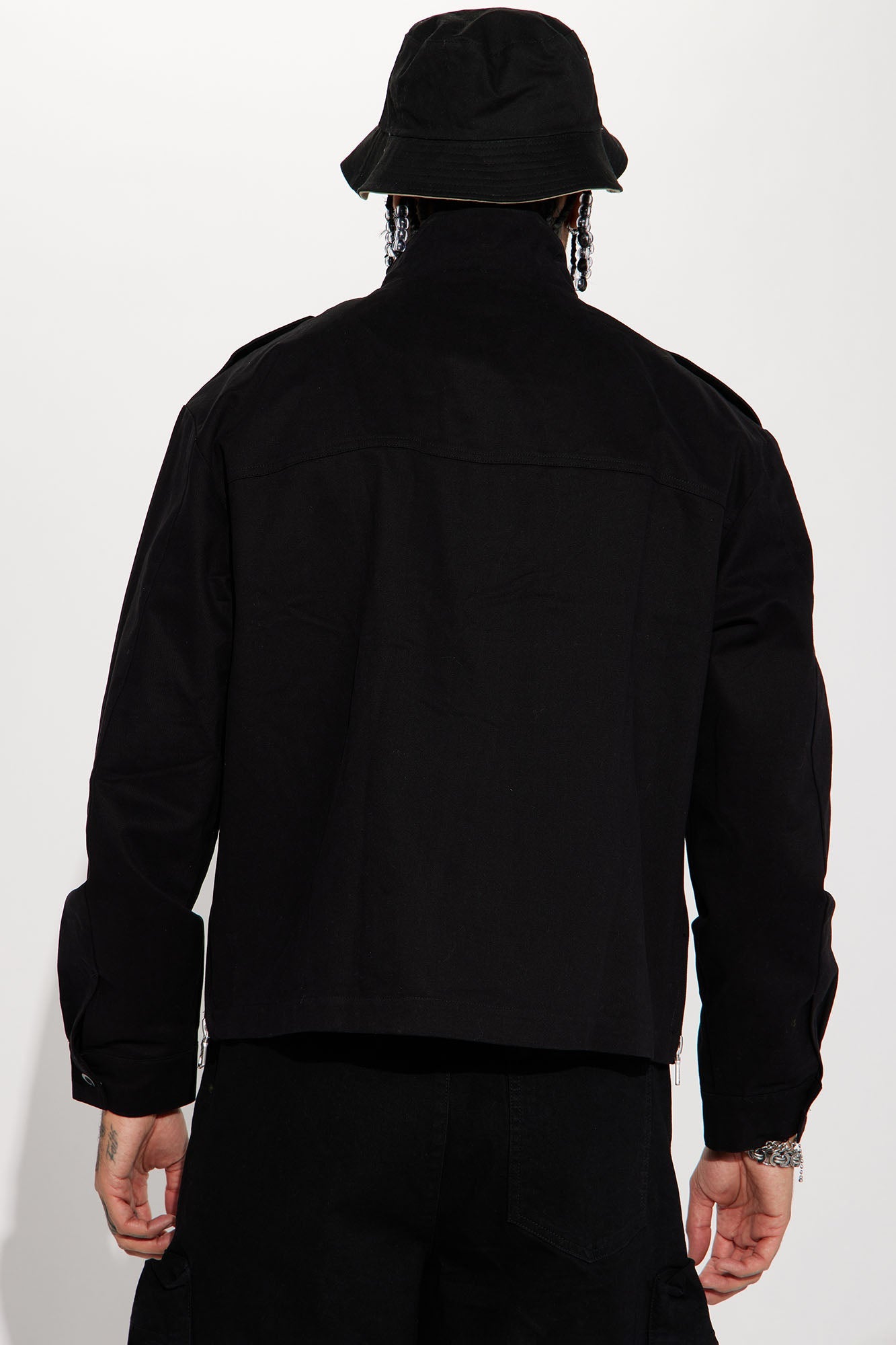 Only Better Twill Military Jacket - Black